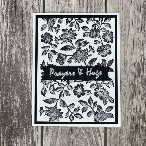 Product Image and Link for Prayers and Hugs Sympathy Card