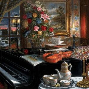 Product Image and Link for Sunset Sonata (500 Piece Wooden Jigsaw Puzzle)