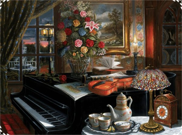 Product Image and Link for Sunset Sonata (500 Piece Wooden Jigsaw Puzzle)