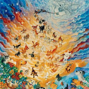 Product Image and Link for The Creation Of Dogs (480 Piece Wooden Jigsaw Puzzle)