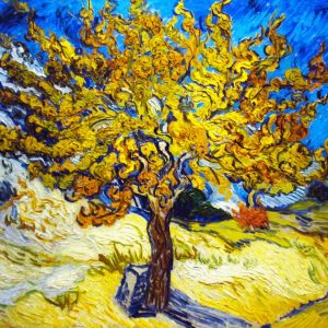 Product Image and Link for The Mulberry Tree By Vincent Van Gogh (50 Piece Mini Wooden Jigsaw Puzzle)