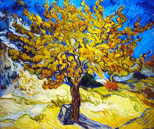 Product Image and Link for The Mulberry Tree By Vincent Van Gogh (50 Piece Mini Wooden Jigsaw Puzzle)