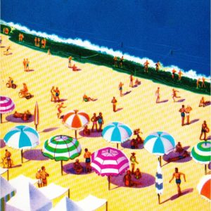 Product Image and Link for Umbrellas And Cabanas (50 Piece Mini Wooden Jigsaw Puzzle)