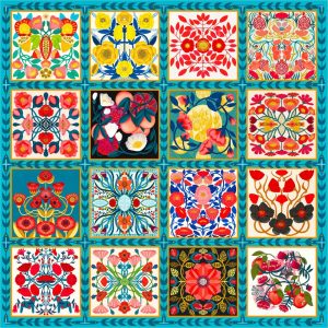 Product Image and Link for Wall Flowers (548 Piece Wooden Jigsaw Puzzle)