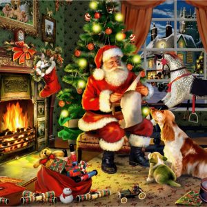 Product Image and Link for Who’s Next On The List (503 Pieces) Christmas Wooden Puzzle