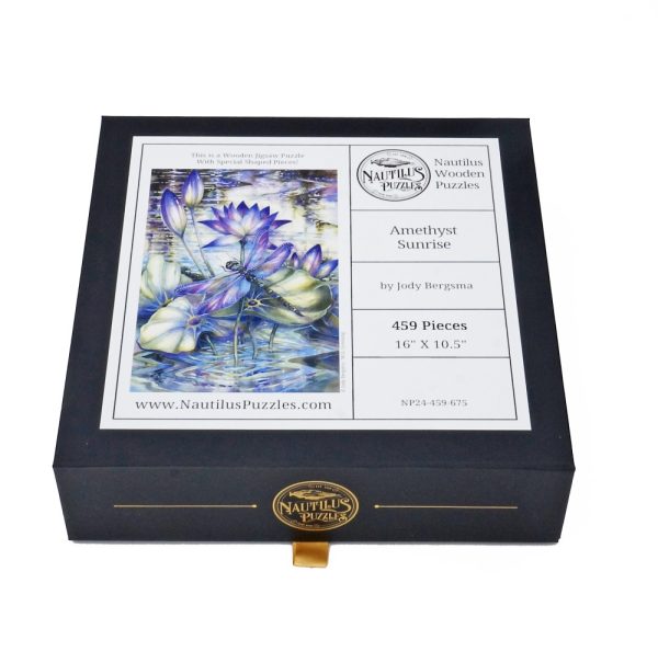 Product Image and Link for Amethyst Sunrise (459 Piece Wooden Jigsaw Puzzle)