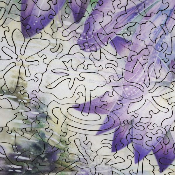 Product Image and Link for Amethyst Sunrise (459 Piece Wooden Jigsaw Puzzle)