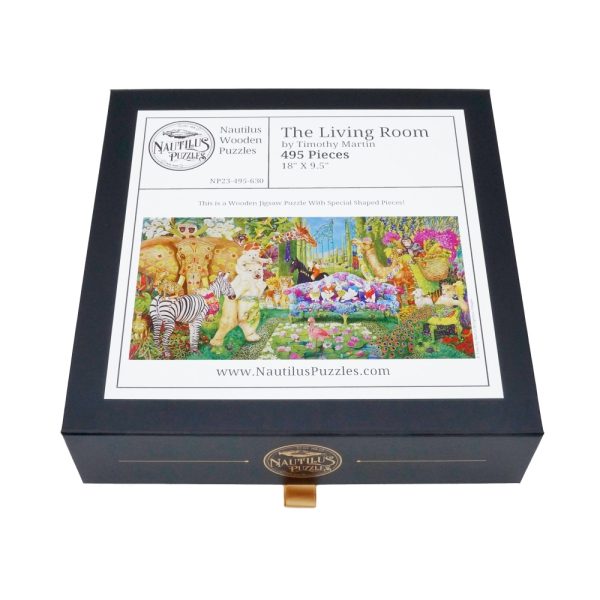 Product Image and Link for The Living Room (495 Piece Panoramic Wooden Jigsaw Puzzle)
