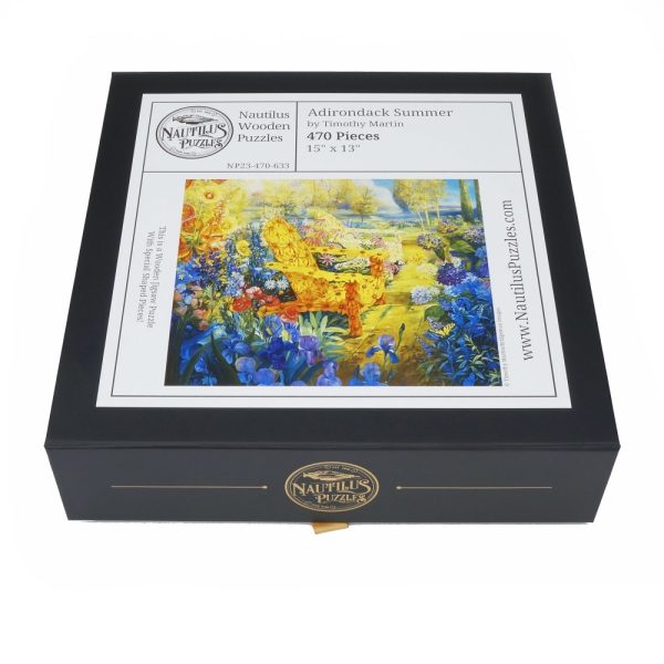 Product Image and Link for Adirondack Summer (470 Piece Wooden Jigsaw Puzzle)