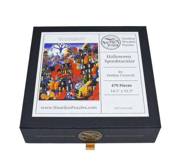 Product Image and Link for Halloween Spooktacular – 479 Piece Halloween Wooden Jigsaw Puzzle
