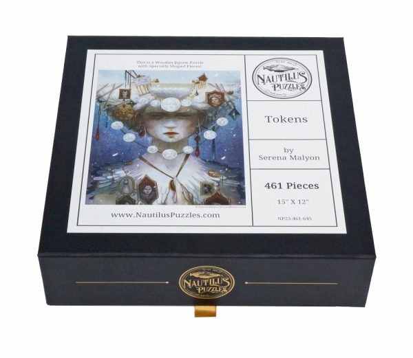 Product Image and Link for Tokens (461 Piece Wooden Jigsaw Puzzle)