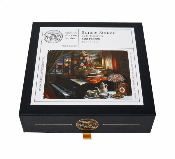Product Image and Link for Sunset Sonata (500 Piece Wooden Jigsaw Puzzle)