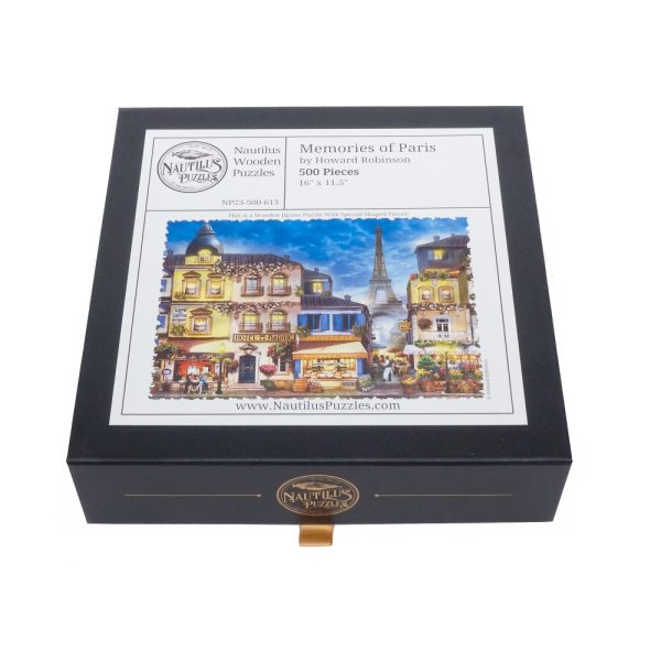 Product Image and Link for Memories Of Paris (500 Piece Wooden Jigsaw Puzzle)