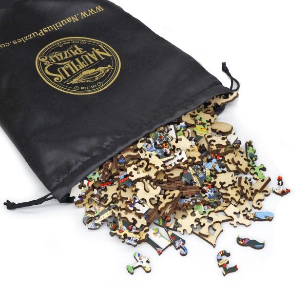 Product Image and Link for Picture Map Of London (505 Piece Wooden Jigsaw Puzzle)