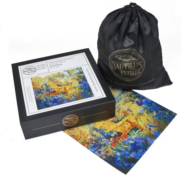 Product Image and Link for Adirondack Summer (470 Piece Wooden Jigsaw Puzzle)