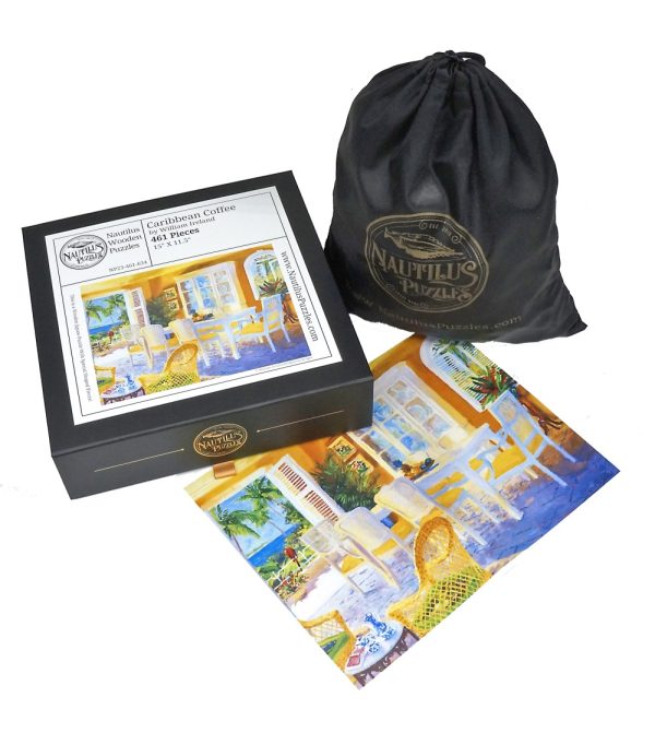 Product Image and Link for Caribbean Coffee (461 Piece Wooden Jigsaw Puzzle)
