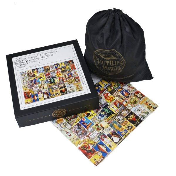 Product Image and Link for High Spirits (505 Piece Wooden Jigsaw Puzzle)