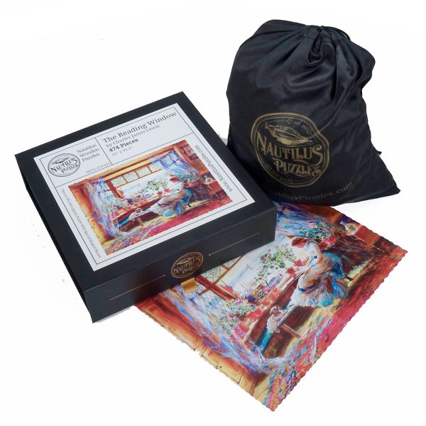 Product Image and Link for The Reading Window (474 Pieces) Wooden Jigsaw Puzzle