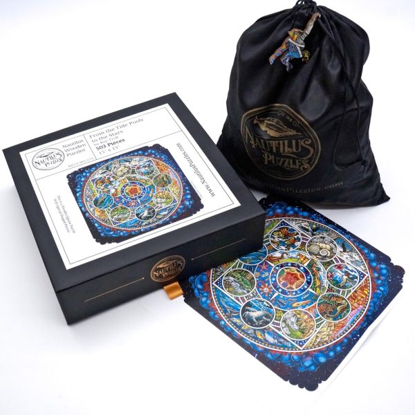 Product Image and Link for From The Tide Pools To The Stars (503 Piece Wooden Jigsaw Puzzle)