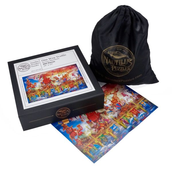 Product Image and Link for One Way Traffic – 499 Piece Wooden Jigsaw Puzzle