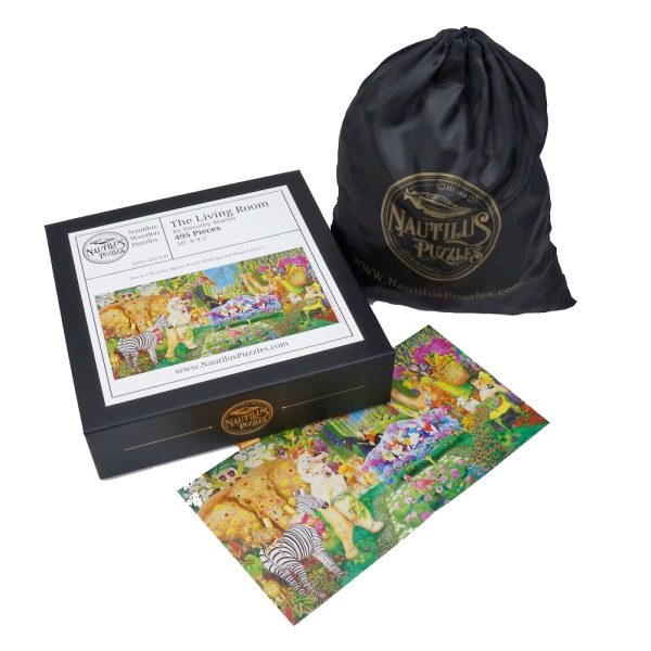 Product Image and Link for The Living Room (495 Piece Panoramic Wooden Jigsaw Puzzle)