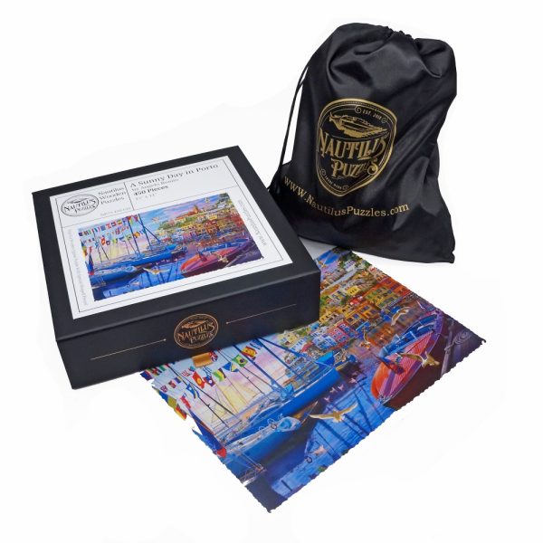 Product Image and Link for A Sunny Day In Porto (450 Piece Wooden Jigsaw Puzzle)