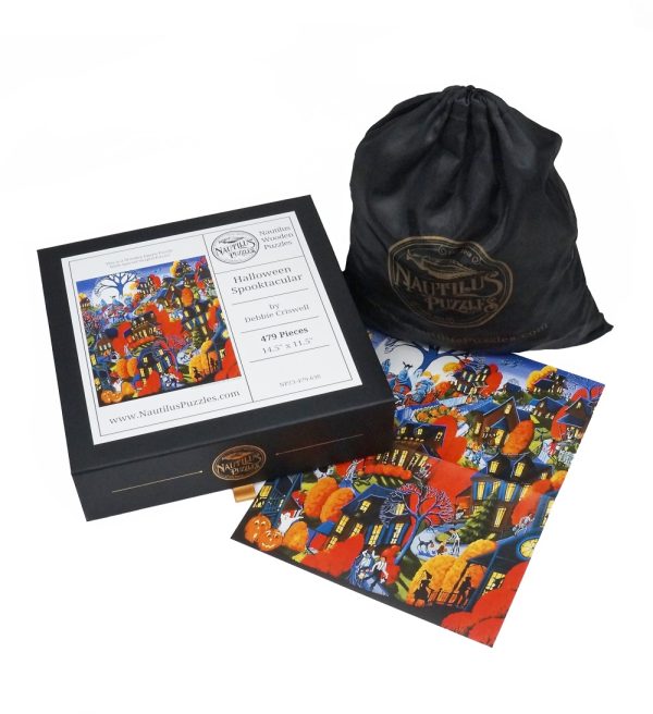 Product Image and Link for Halloween Spooktacular – 479 Piece Halloween Wooden Jigsaw Puzzle