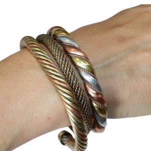 Product Image and Link for Trio of Copper Cuff Bracelets