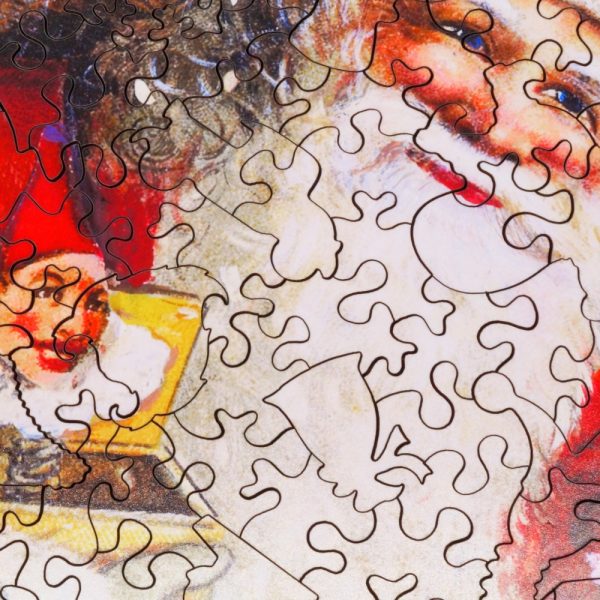 Product Image and Link for A Child’s Dream (374 Pieces) Christmas Wooden Puzzle