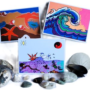 Product Image and Link for “Ocean Whimsy” eco-friendly art cards