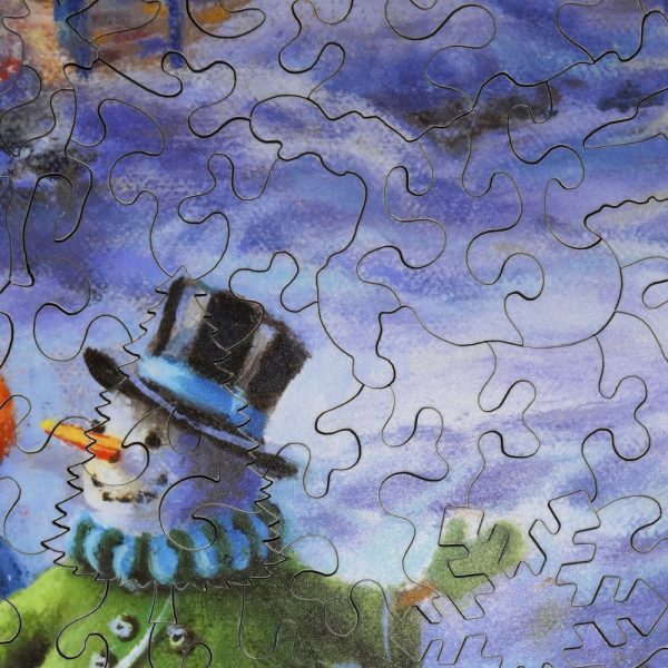 Product Image and Link for Christmas Cottage (501 Piece Christmas Wooden Jigsaw Puzzle)
