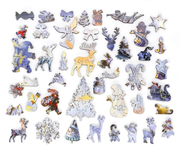 Product Image and Link for Christmas Cottage (501 Piece Christmas Wooden Jigsaw Puzzle)