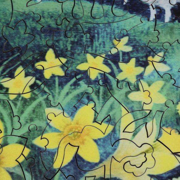 Product Image and Link for Daffodil Days (466 Piece Wooden Jigsaw Puzzle)