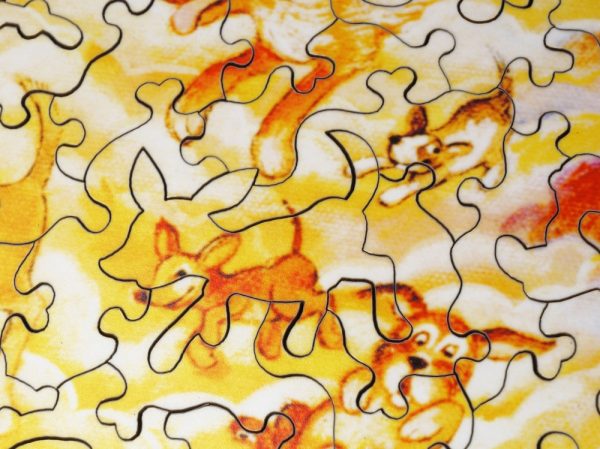 Product Image and Link for The Creation Of Dogs (480 Piece Wooden Jigsaw Puzzle)