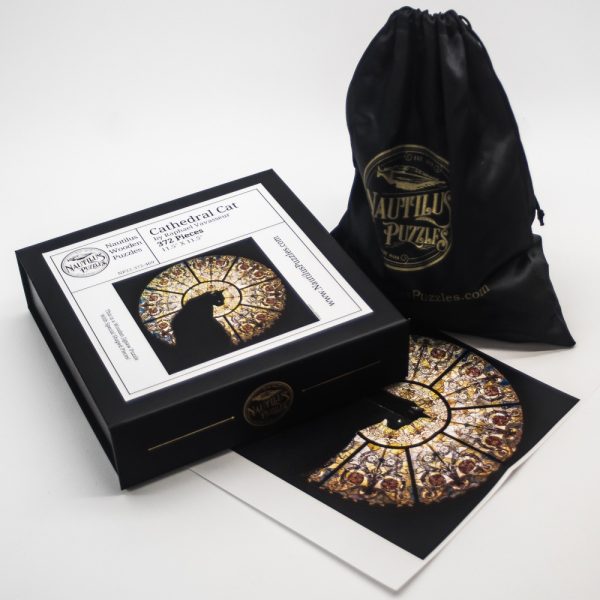 Product Image and Link for Cathedral Cat – 372 Piece Wooden Jigsaw Puzzle