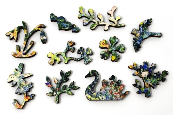 Product Image and Link for Monet’s Garden At Giverny, 1895 (48 Piece Mini Wooden Jigsaw Puzzle)
