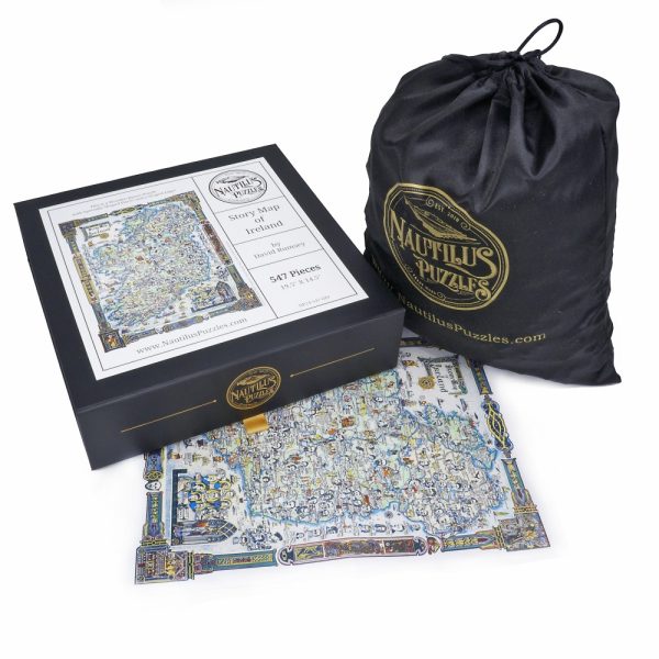Product Image and Link for Story Map Of Ireland (547 Piece Wooden Jigsaw Puzzle)