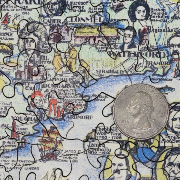 Product Image and Link for Story Map Of Ireland (547 Piece Wooden Jigsaw Puzzle)