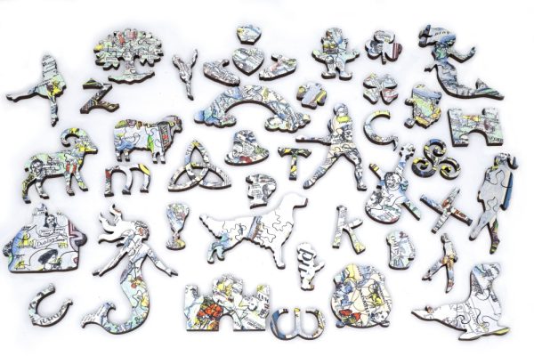 Product Image and Link for Story Map Of Ireland (547 Piece Wooden Jigsaw Puzzle)