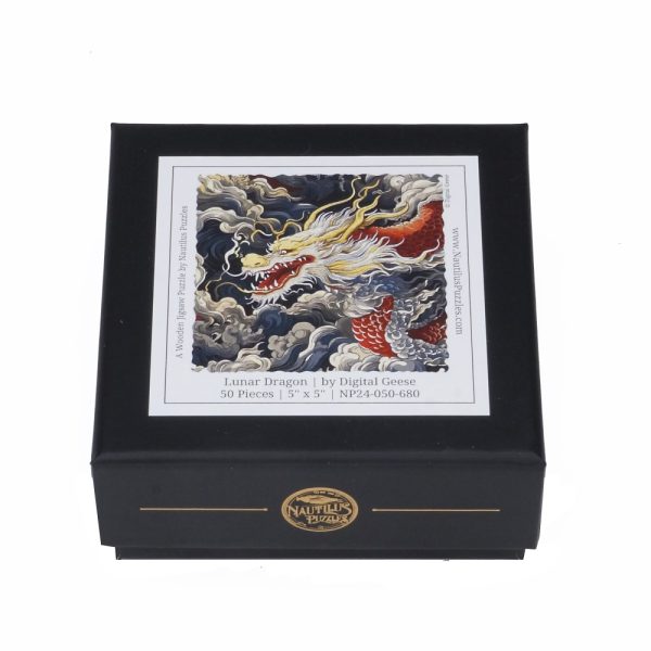 Product Image and Link for Lunar Dragon (50 Piece MINI Wooden Jigsaw Puzzle)