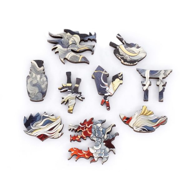 Product Image and Link for Lunar Dragon (50 Piece MINI Wooden Jigsaw Puzzle)