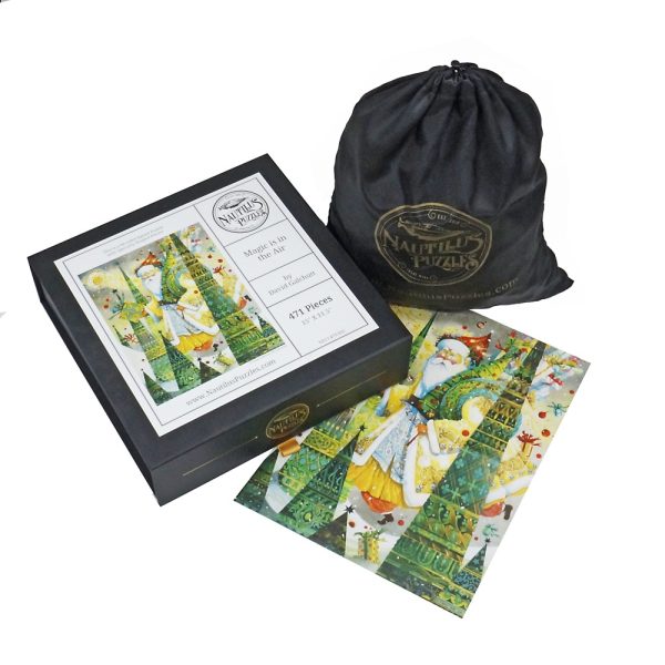 Product Image and Link for Magic Is In The Air (471 Pieces) Christmas Wooden Puzzle