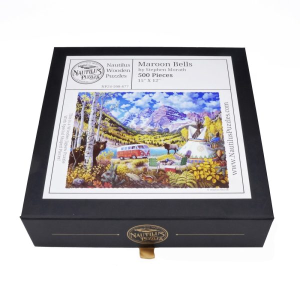Product Image and Link for Maroon Bells (500 Piece Wooden Jigsaw Puzzle)