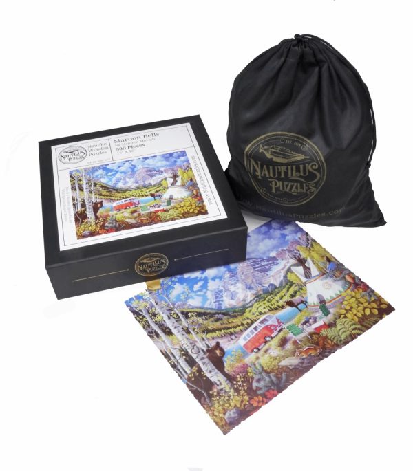 Product Image and Link for Maroon Bells (500 Piece Wooden Jigsaw Puzzle)