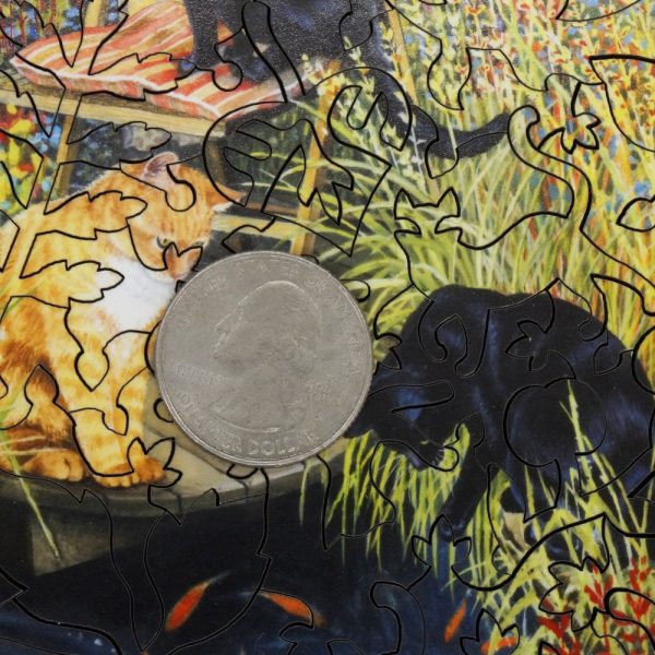 Product Image and Link for Pond Cats (57 Piece Mini Wooden Jigsaw Puzzle)