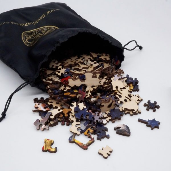 Product Image and Link for A Child’s Dream (374 Pieces) Christmas Wooden Puzzle