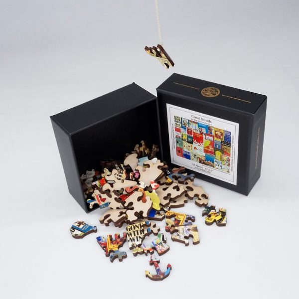 Product Image and Link for Great Novels (50 Pieces) Mini Wooden Jigsaw Puzzle