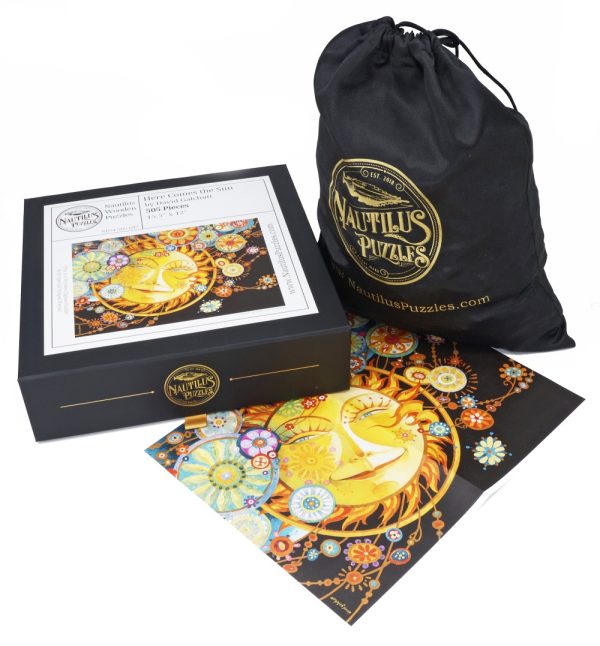 Product Image and Link for Here Comes The Sun (505 Piece Wooden Jigsaw Puzzle)