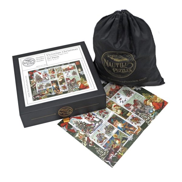 Product Image and Link for Victorian Christmas (517 Piece Christmas Wooden Puzzle)