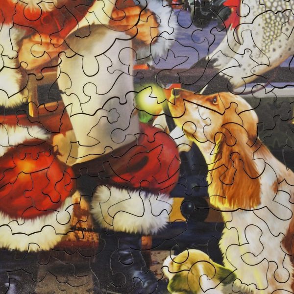 Product Image and Link for Who’s Next On The List (503 Pieces) Christmas Wooden Puzzle